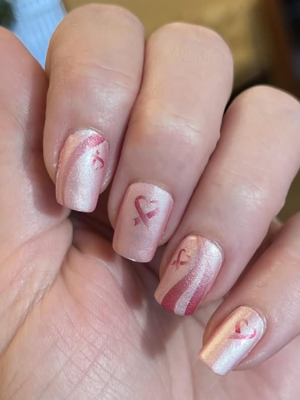 Color Street: Every Heartbeat | Pink Ribbons Heart Health Pastel Spring Summer - Picture 2 of 7